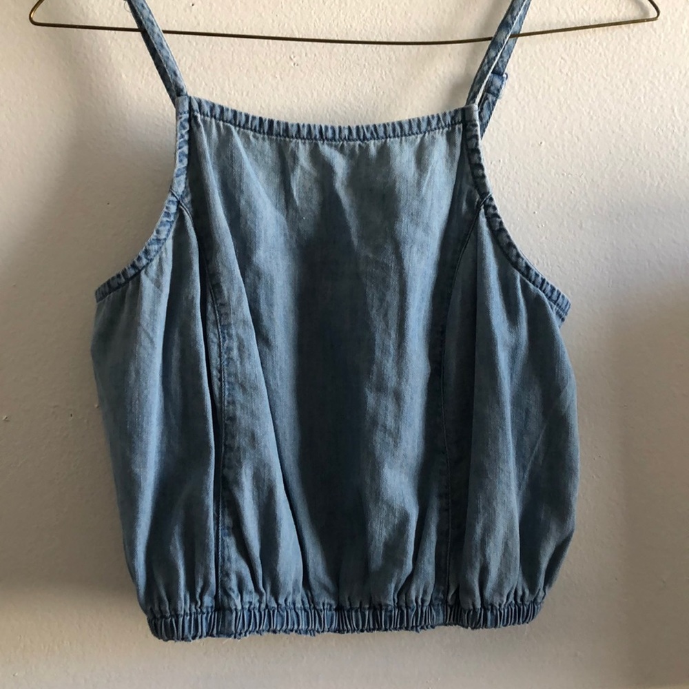 Denim tank top